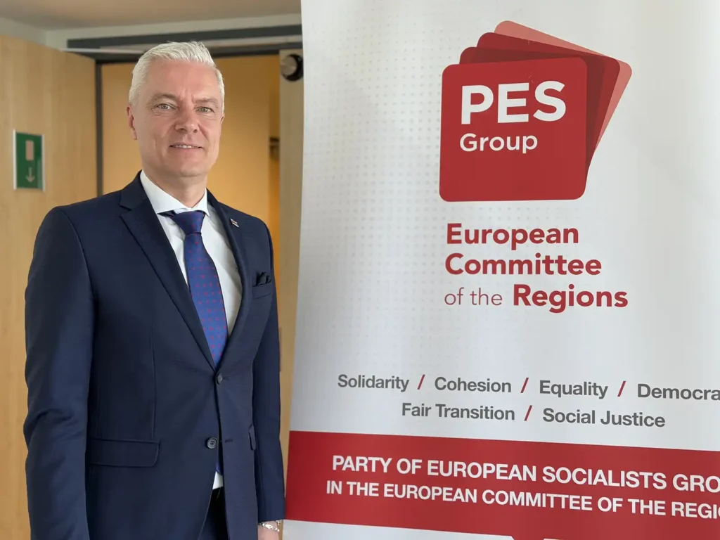 Ján Ferenčák ako člen Strany európskych socialistov