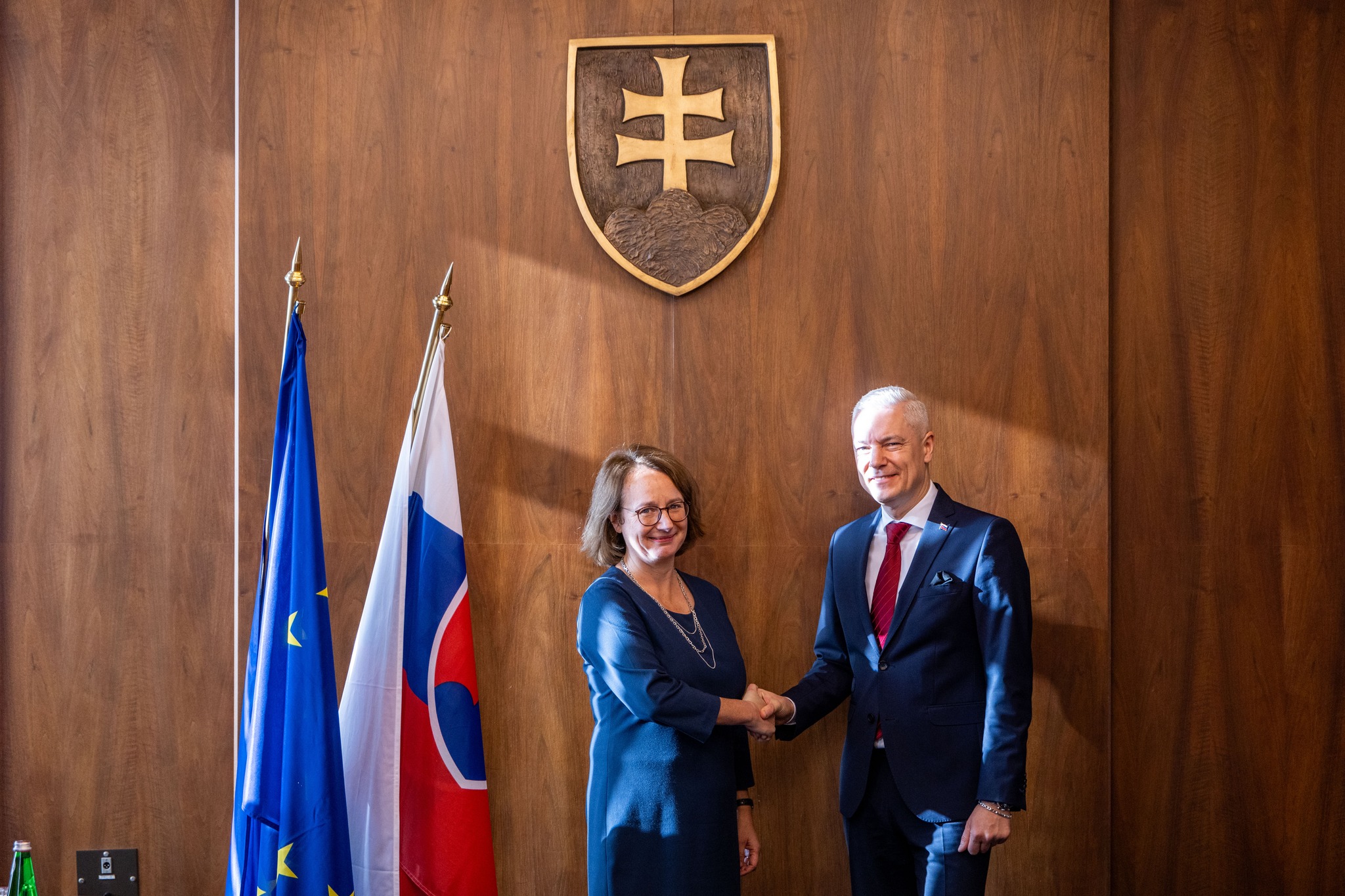 Ján Ferenčák na stretnutí s generálnou riaditeľkou Európskej únie