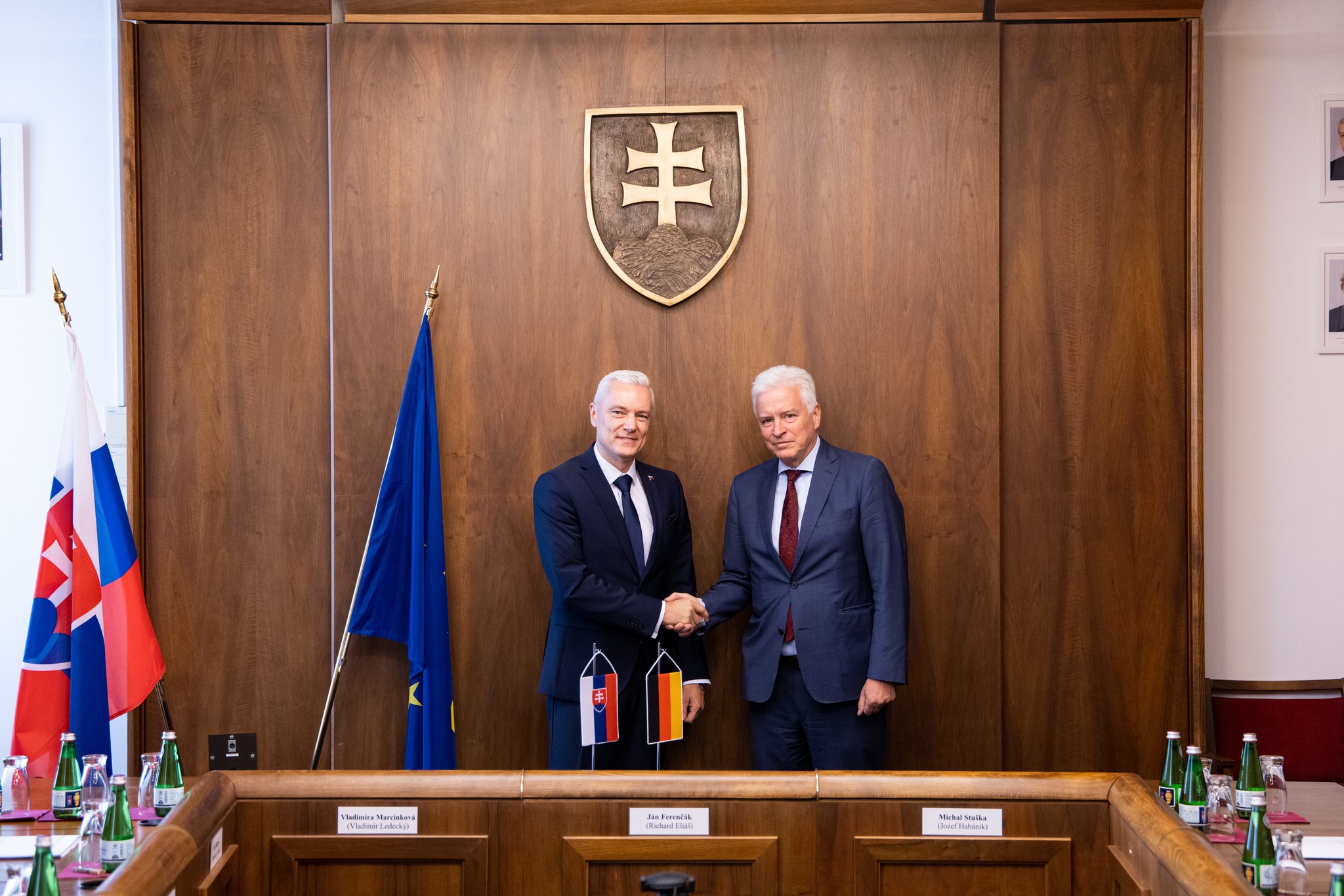 Ján Ferenčák na stretnutí s veľvyslancom Nemecka